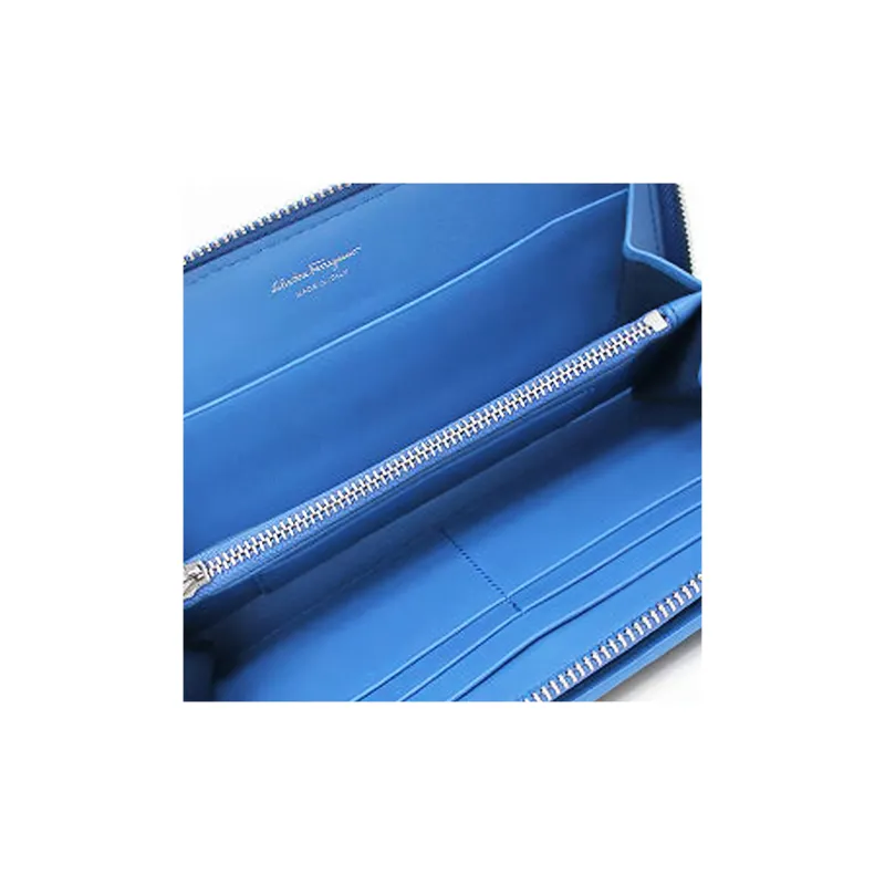 FERRAGAMO Velvet Crossbody Bag, Shoulder Bag Women's Royal Blue-5