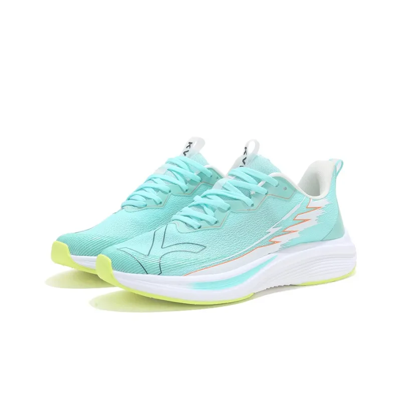 KVIV Cushioning Slip Resistant Breathable Coverage Lightweight Low Top Running Shoes Unisex Aqua-3