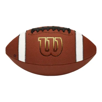 Wilson American Football Rugby PU High Quality Composite Leather Size 9 Ball Vintage Brown