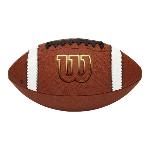 Wilson American Football Rugby PU High Quality Composite Leather Size 9 Ball Vintage Brown