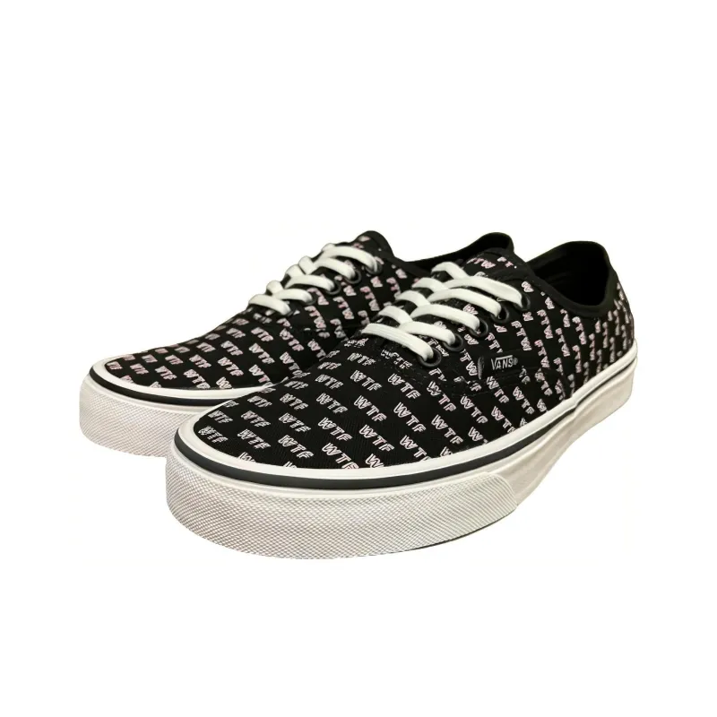 Vans Wear resistant And Lightweight Low Top Skateboard Shoes Unisex Black-1