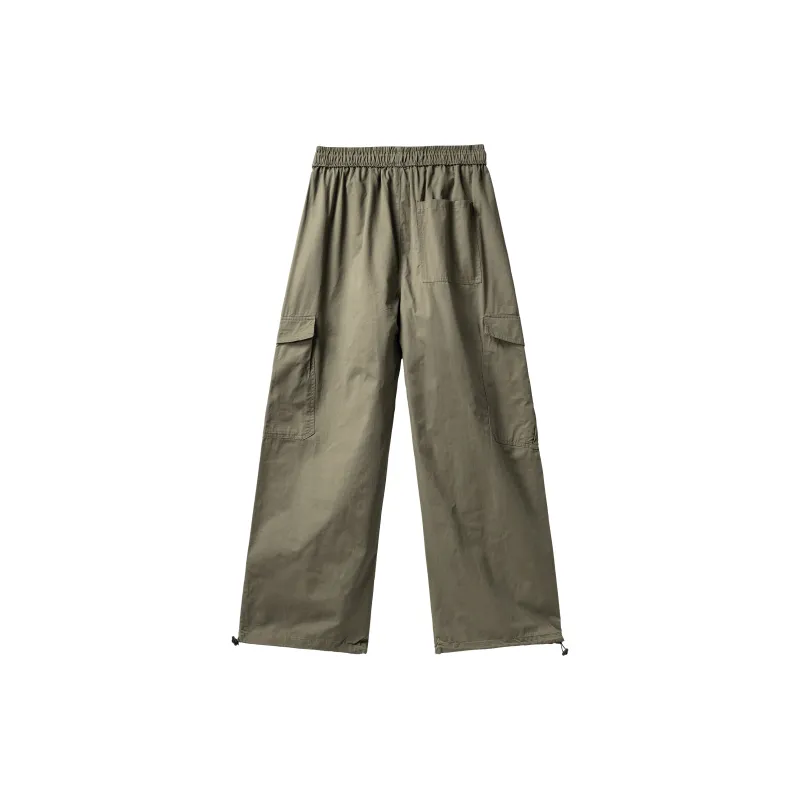 PILOTDRAGON Wide Leg Straight Fit Cargo Pants Unisex-3