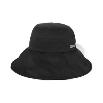 Clect Polyester Bucket Hats Women's Black/Ecru/Green