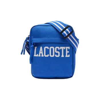 LACOSTE Recycled Polyester Camera Bag Shoulder Bag Crossbody Bag Regular Men's Blue