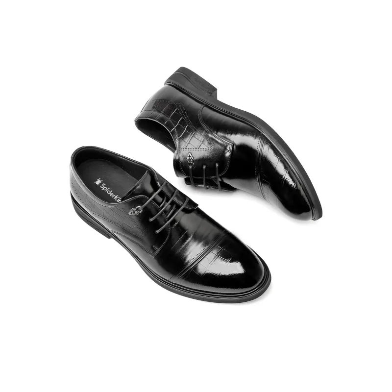 Spider King Dress Shoes Men's Black-1