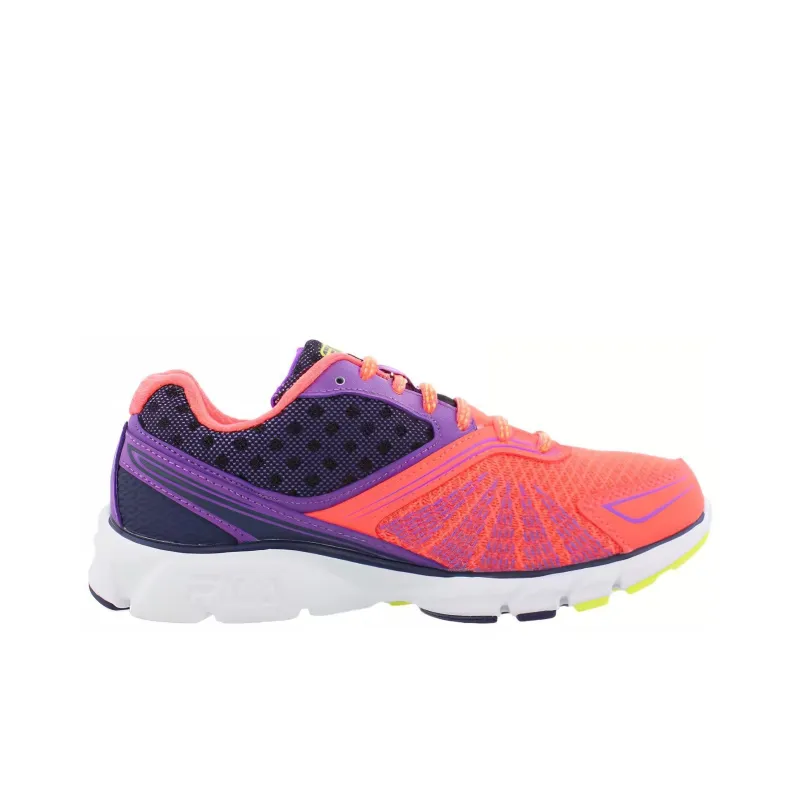 FILA Cushioned Slip-Resistant Abrasion-Resistant Low-Top Running Shoes Women's Red-1