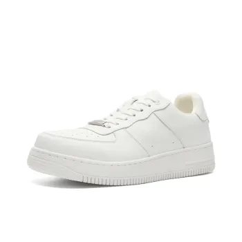 V05 Men's Casual Shoes White Skateboard Shoes Minimalist Style Pure White Shoes Versatile For Students