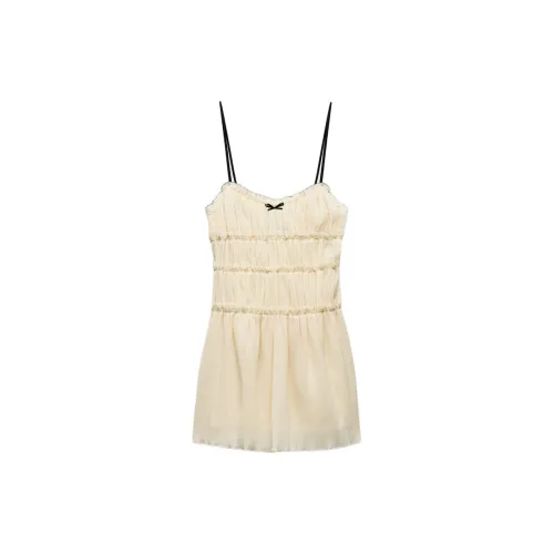 ZARA Slip Dresses Women's White