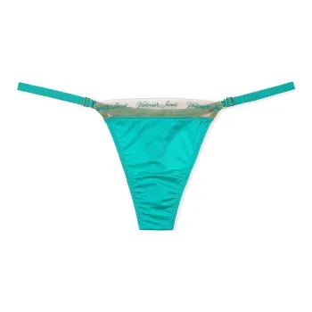 Victoria's Secret PINK VERY SEXY Logo Embroidery Ae Tg Panty/Aa Sa Underpants Women's 1 Pack Mint Green
