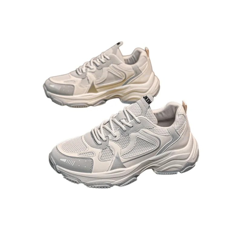 JKEM Wear-resistant Lightweight Breathable And Non-slip. Low-Top Chunky Sneakers Men's-20