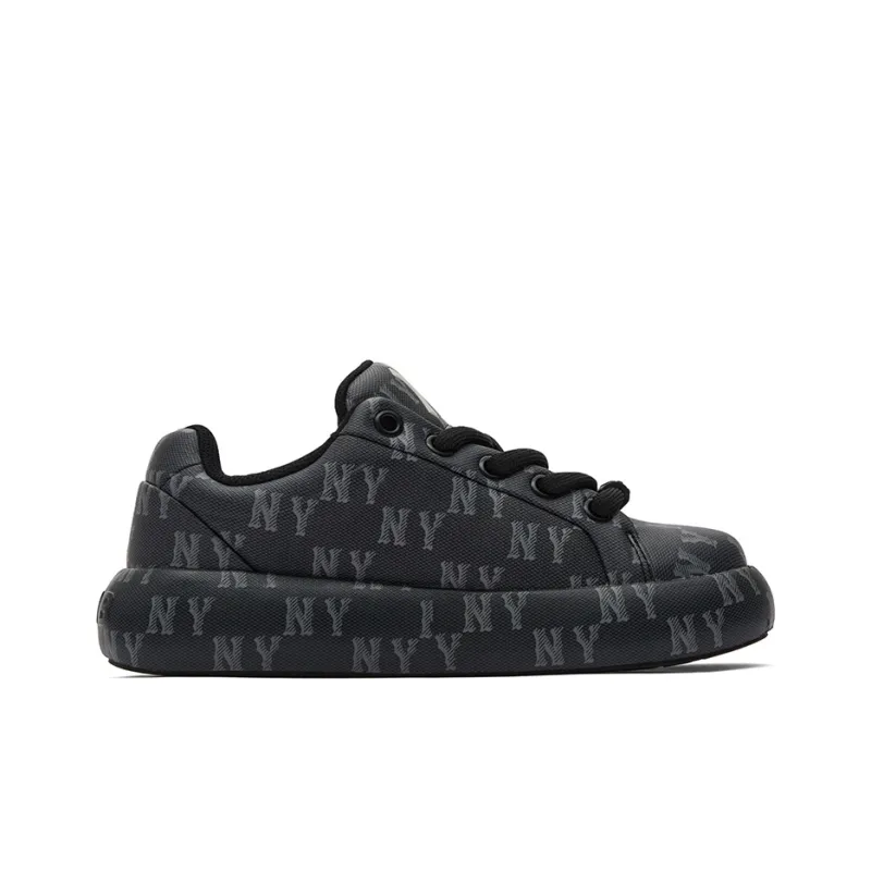 MLB Chunky Classic Slip Resistant Low Top Skateboard Shoes Unisex Black-1