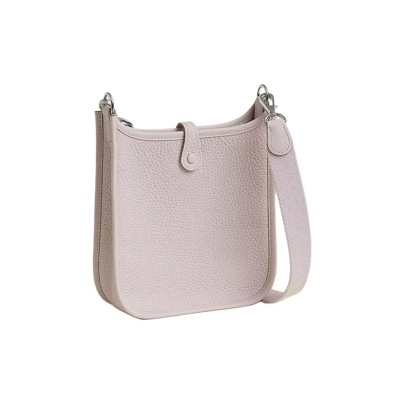 HERMES Evelyne Clemence Cow Leather Crossbody Bag Shoulder Bag Women's Dream Purple & Light Purple-2