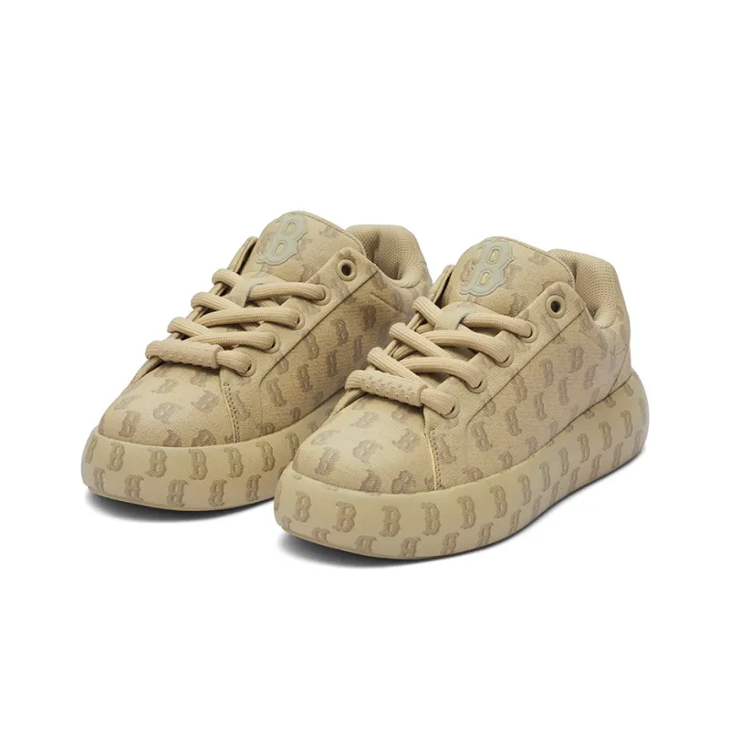 MLB Chunky Classic Slip Resistant Low Top Skateboard Shoes Unisex Brown-2