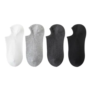 XXLLG No-Show Socks Men's 4 Pack