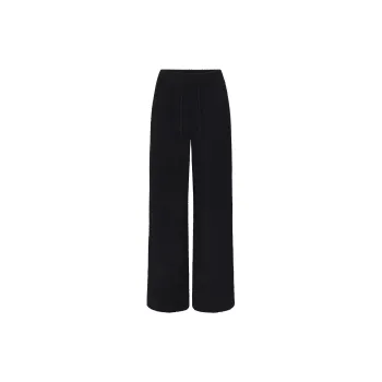 SKIMS COZY KNIT STRAIGHT LEG PANT Pajama Pants Women's ONYX/Onyx