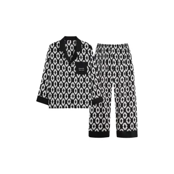 Happy Dreams Pajama Set Women's Black