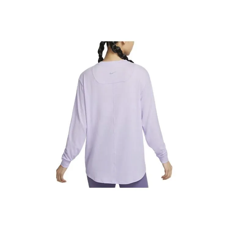 Nike Drop Shoulder Sleeve T-Shirt Women's Lilac Multicolor-1