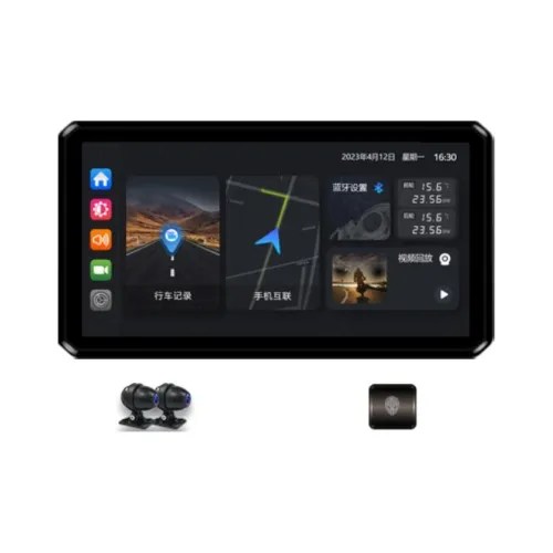Breakers Riding Equipment Motorcycle Dashcam, Smart Radar Carplay Navigator Unisex