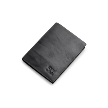 SEPTWOLVES Top Grain Cow Leather Wallets With Money Clip Men's
