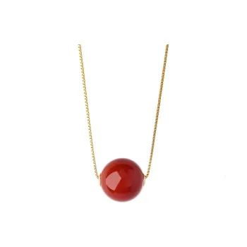 Honglangji Southern Red Agate Necklaces Women's