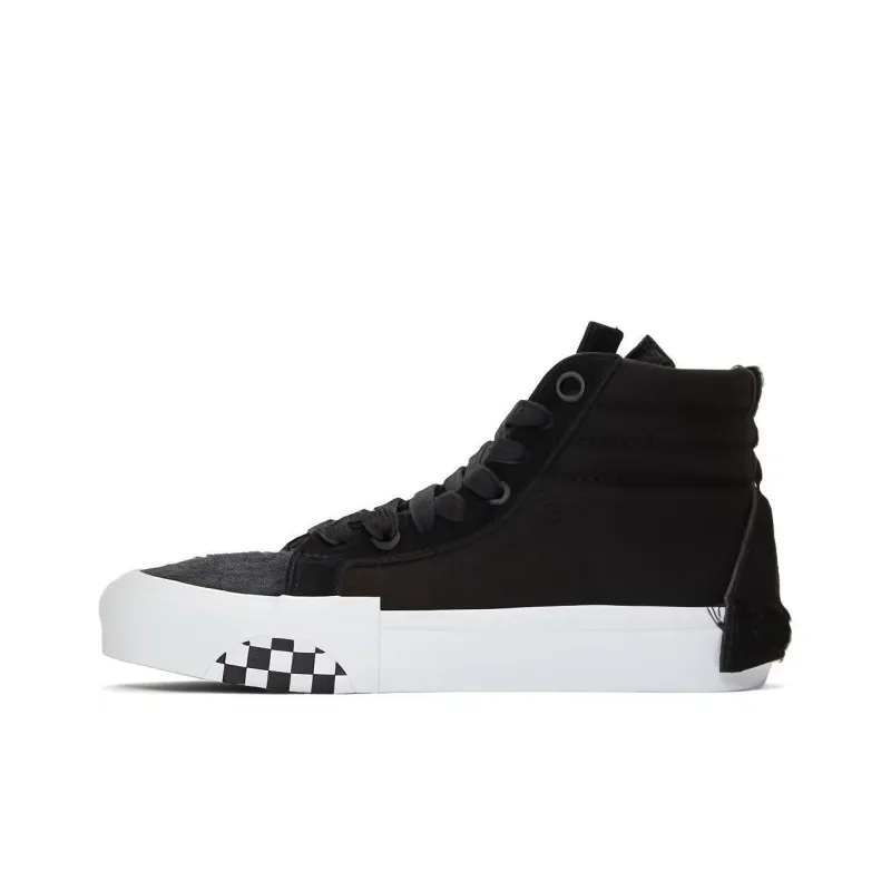 Vans Sk8 Hi Cap Pony Black Checkerboard-0