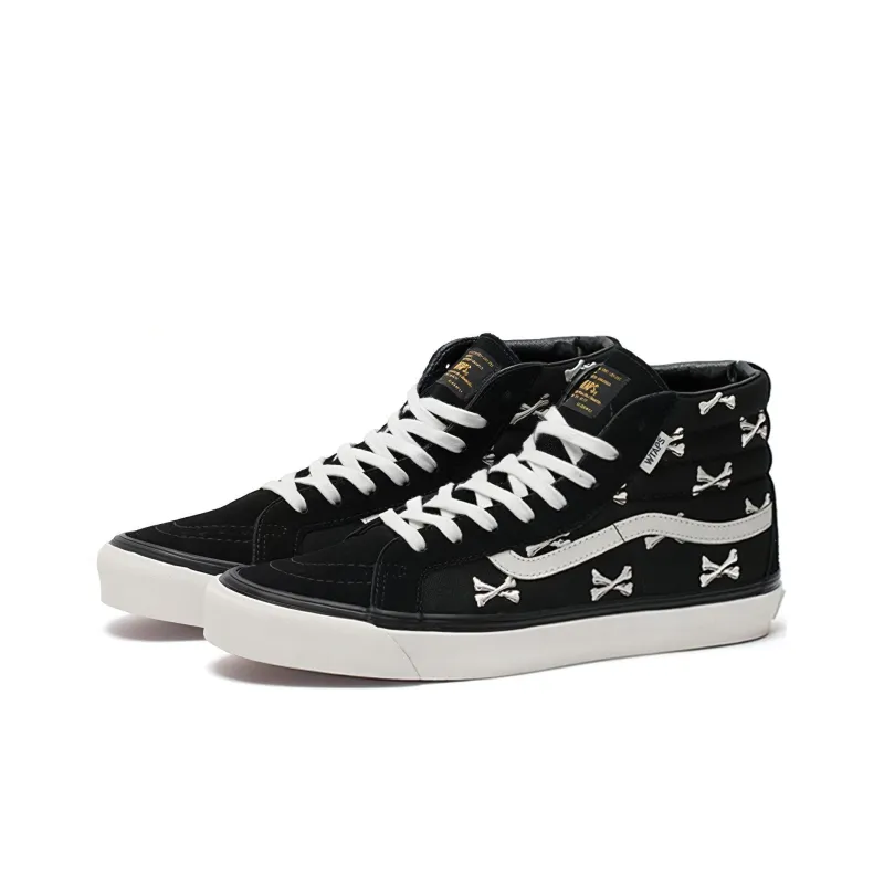 Vans Sk8 Hi Wtaps Black Crossbones-2