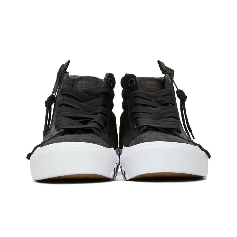 Vans Sk8 Hi Cap Pony Black Checkerboard-3