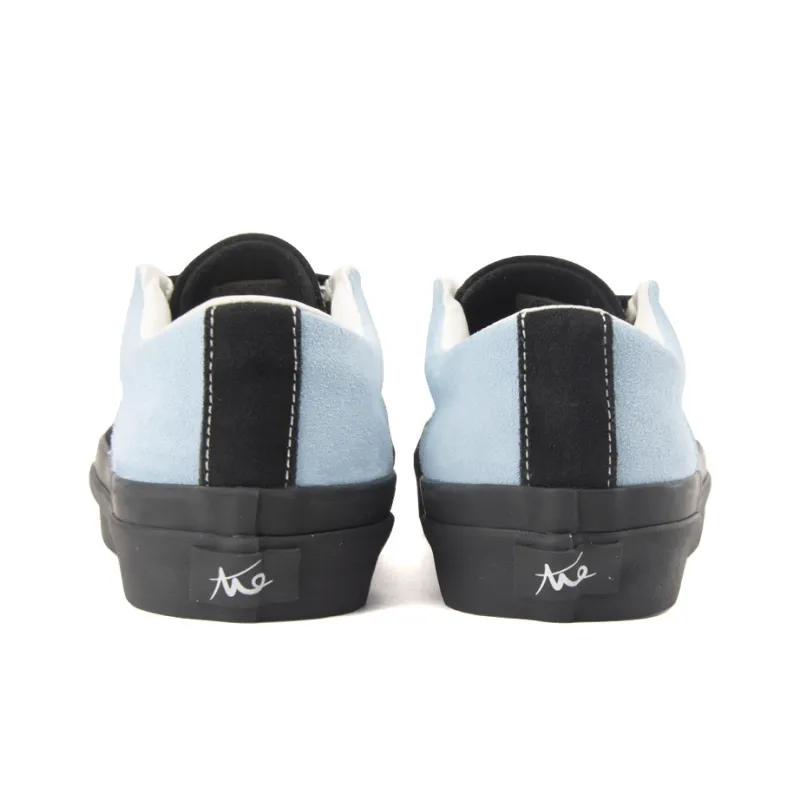 WANSWER Cushioning Abrasion Resistant Balance Lightweight Support Low Top Skateboard Shoes Unisex Blue-4