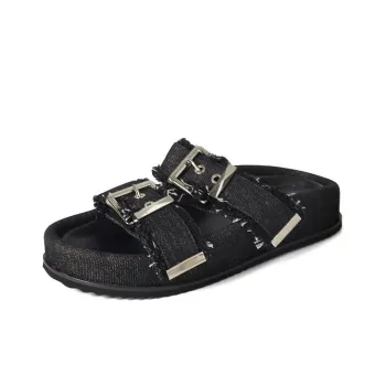 STARRO Slide Slippers Women's Black/Blue