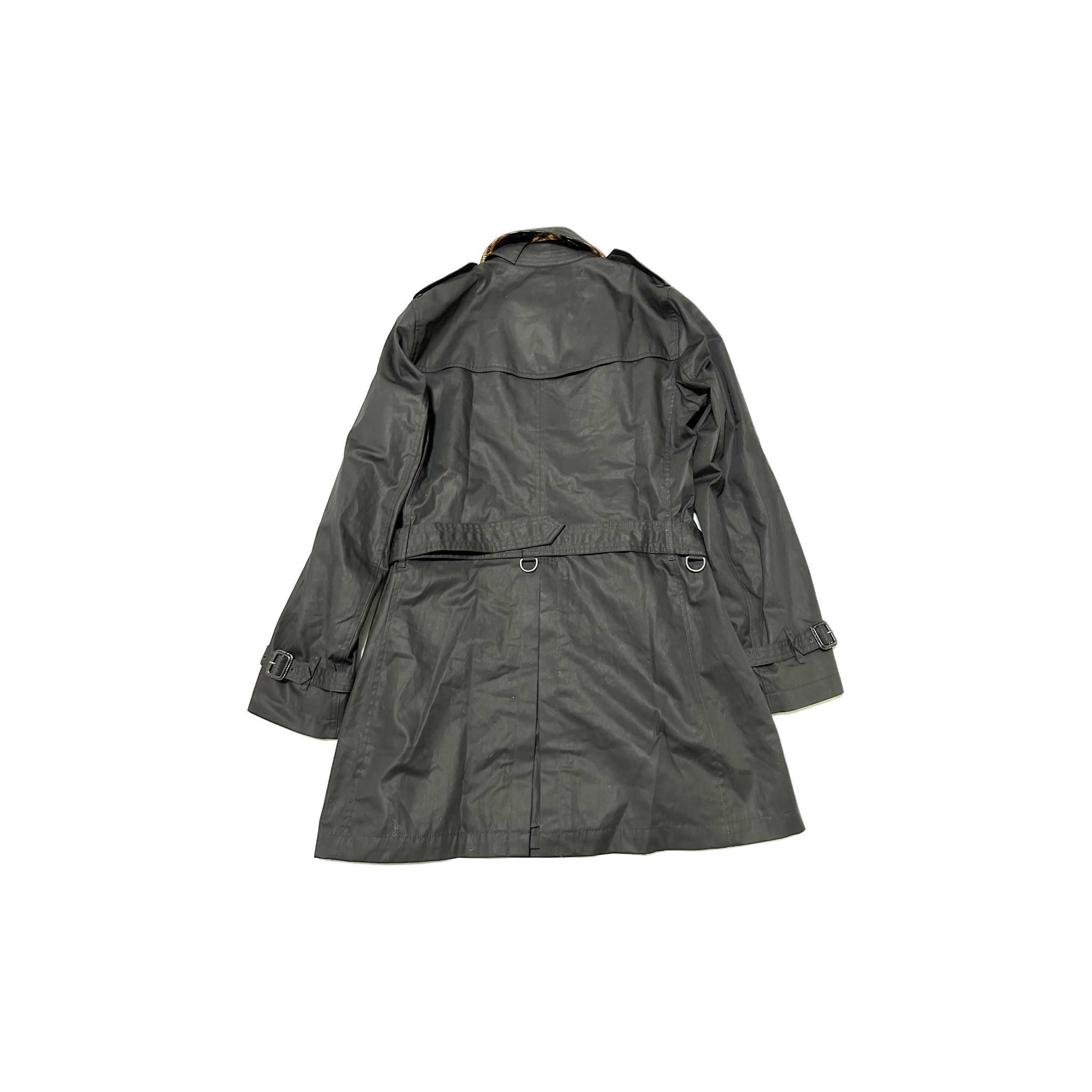 Burberry Trench Coat Men Black POIZON