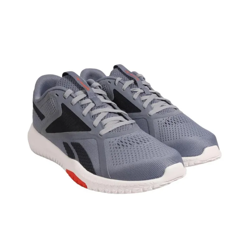 Reebok Flexagon Cushioned Wear Resistant Breathable Low Top Running Shoes Women's Gray Blue-2