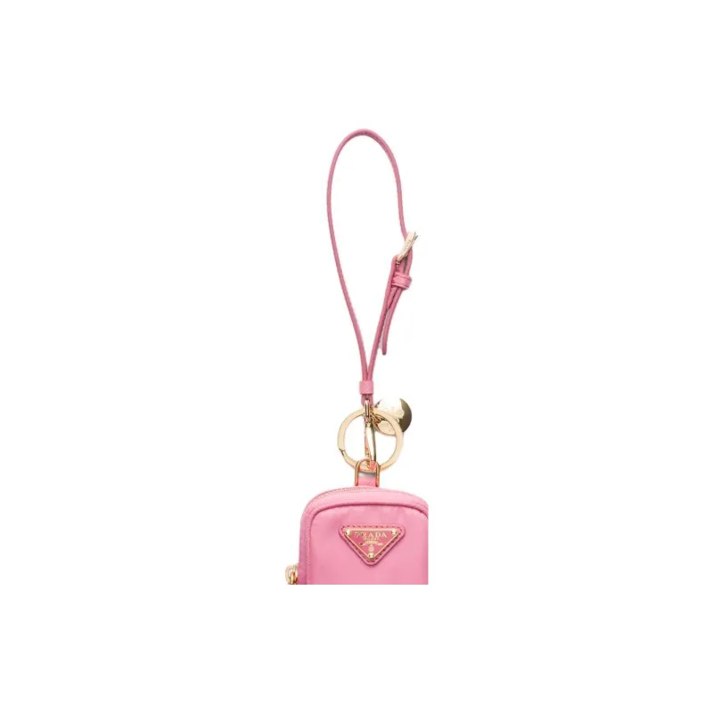 PRADA Re-Edition Fabric Clutch Women's Autumn Begonia Pink Red-3