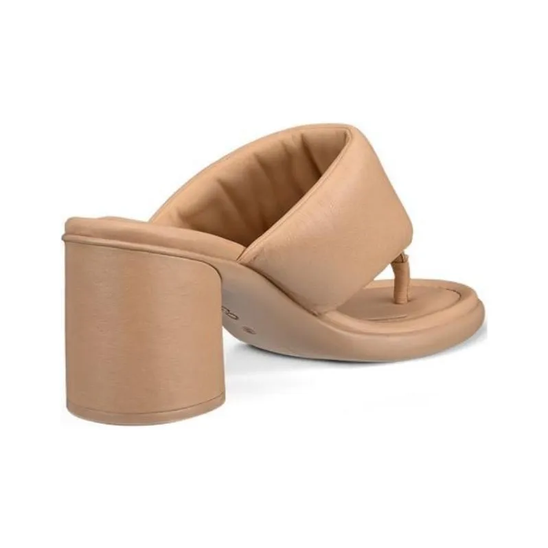 Ecco Flip Flops Women's Beige Brown-2