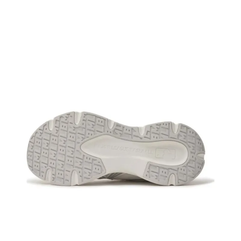 MLB Chunky Runner Ace Runner Wear Resistant Low Top Casual Running Shoes Unisex White-5