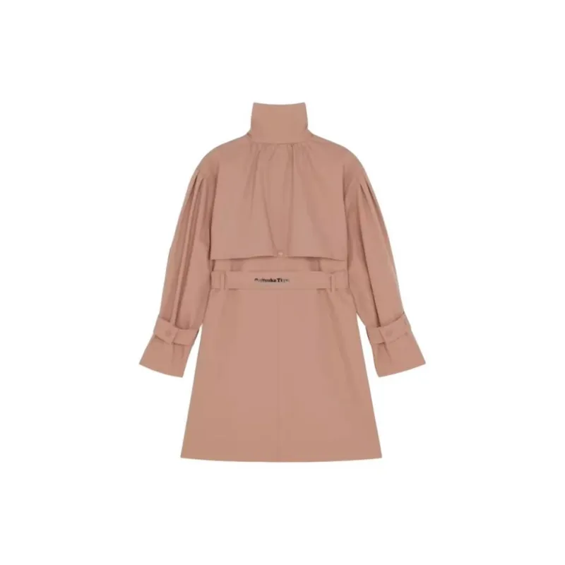 Onitsuka Tiger Trench Coat Women's Pink-1
