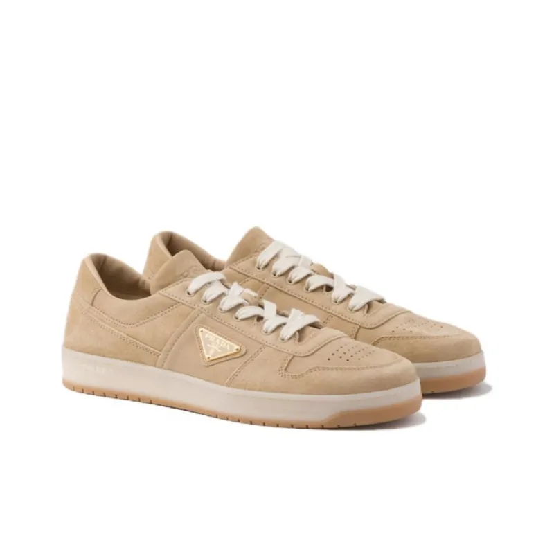 PRADA Prada Downtown Low Top Skateboard Shoes Men's Brown-2