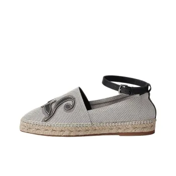 HERMES Indirizzo Espadrilles Women's Black