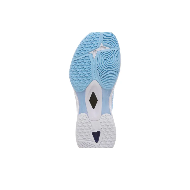 DECATHLON Cushioning Wear Resistant Low Top Badminton Shoes Unisex Nile Blue-5