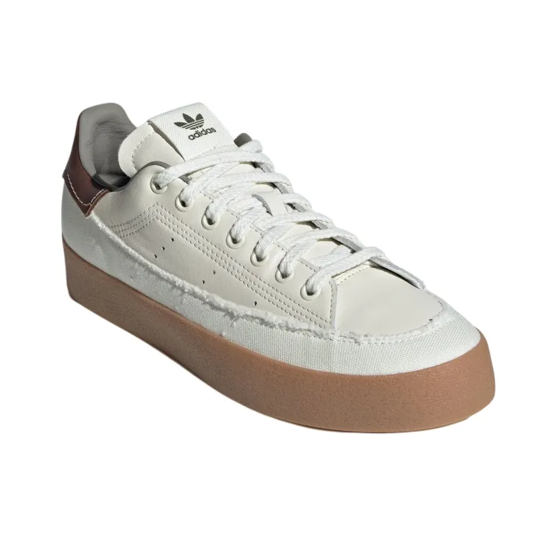 Adidas Originals STAN SMITH CS Anti Slip Wear Resistant Low Top Skateboard Shoes Unisex White Brown-2