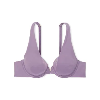 Victoria's Secret PINK/LOVE CLOUD Unlined Full-Coverage Bra/Frozen Plum Bra Women's Light Purple