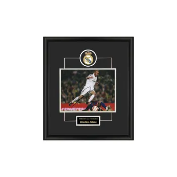 Three For Collection Zidane Signed In Person Framed Photo Included SA Certificate Real Madrid