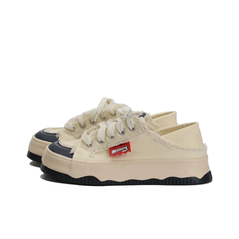Zun'er Quick Dry Lightweight Height Increasing Low-Top Canvas Shoes Unisex-7