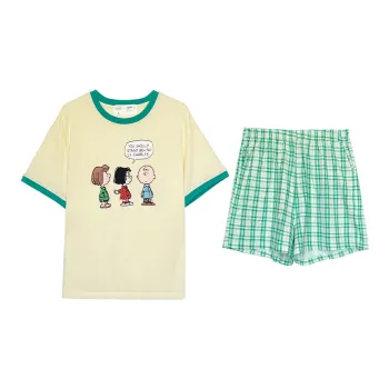 Beiyan Pajama Set Women's Light Yellow