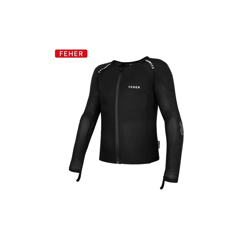 FEHER Biker Jacket Unisex Commute Impact-Resistant Protective Sun Protection Lightweight-1