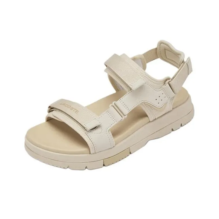 LACOSTE Beach Sandals Men's Beige-1