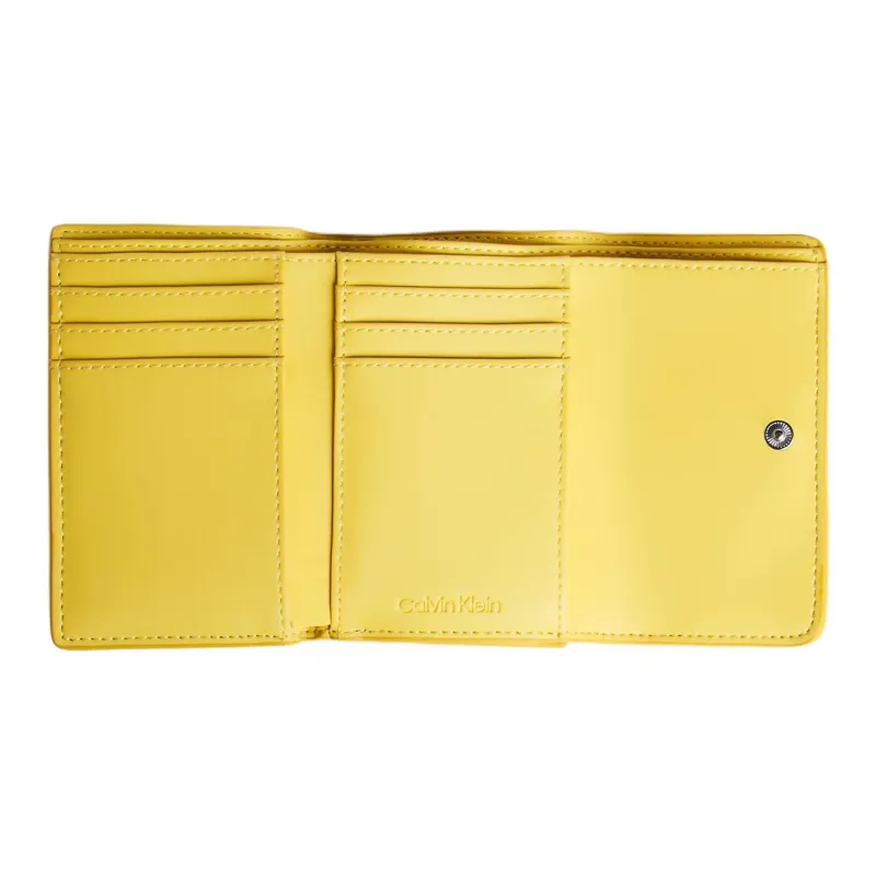CALVIN KLEIN Polyester Wallet Small Size Women's Gold Daylily-2