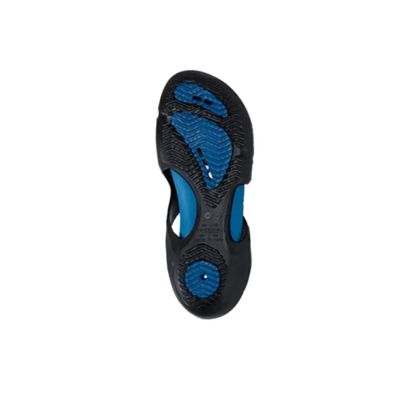 DECATHLON Slip Resistant Wrap toe Slippers Unisex Ink Black-3