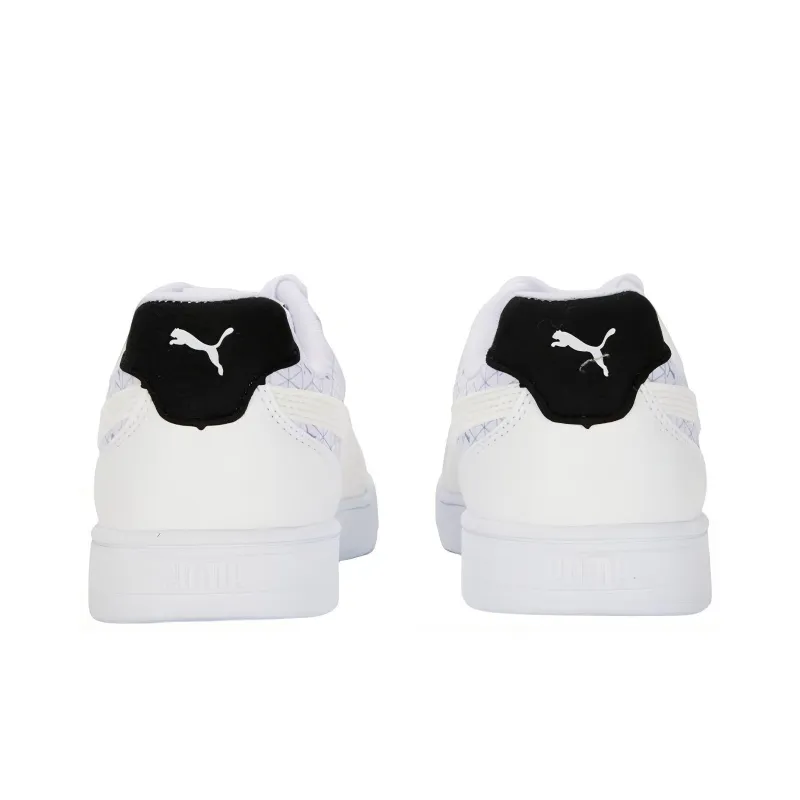 PUMA Caven Logo Power 'White Grey Black'-3