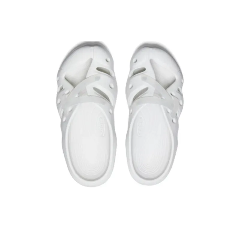 KEEN YOGEEZ Abrasion Resistant Slip Resistant Closed Toe Slippers Unisex White-4