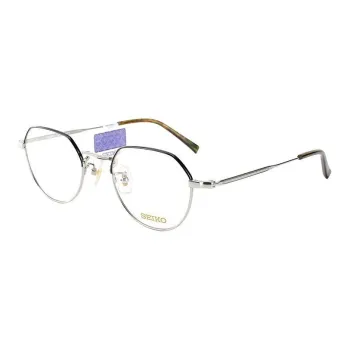 SEIKO Titanium Alloy Irregular Shape Eyeglass Frames Unisex Multicolor